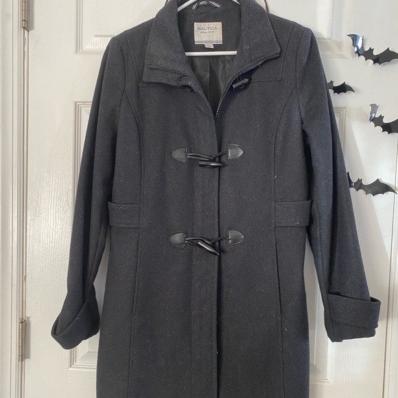 Women’s nautica wool coat charcoal grey - Picture 1 of 3